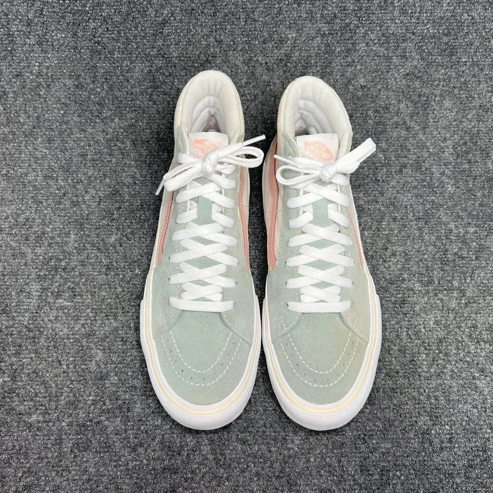 Vans Sk8-Hi Pro Washout Sneakers Men's 8.5 Green Pink Athletic Retro Skate Shoes - Picture 3 of 13